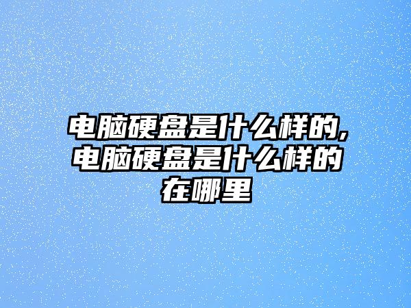 電腦硬盤(pán)是什么樣的,電腦硬盤(pán)是什么樣的在哪里